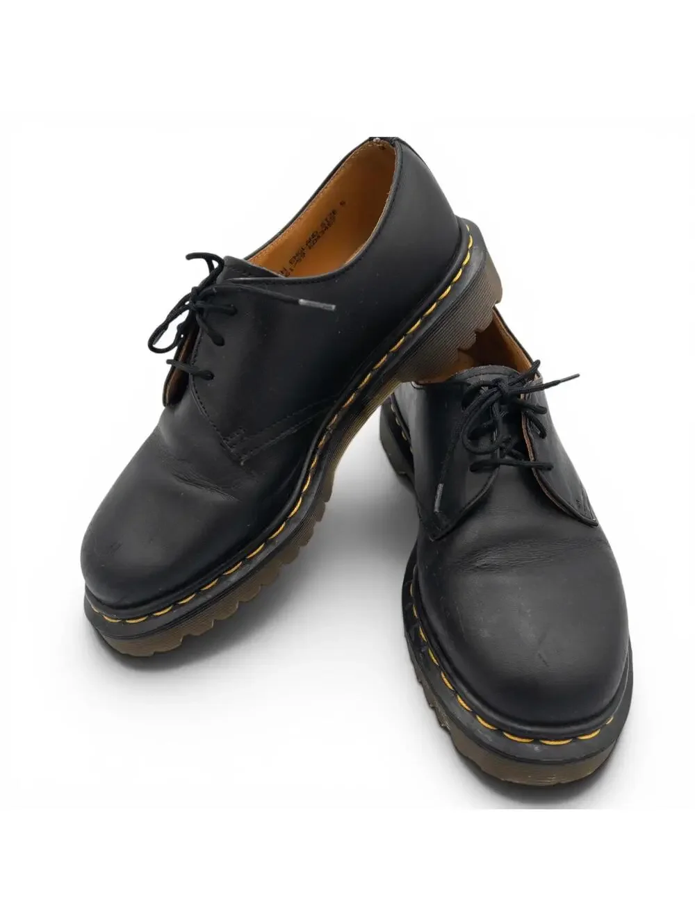 Vintage Dr. Martens Black Leather Lace-Up Shoes